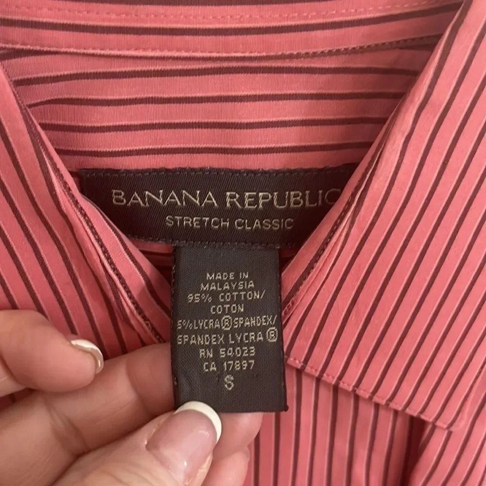Banana republic stretch classic dress shirt